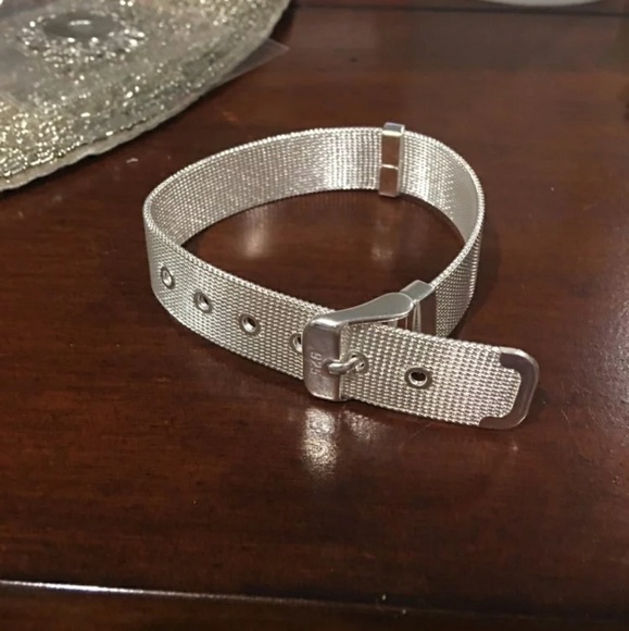 .925 Linx Mesh Buckle Bracelet - Picture 5 of 8